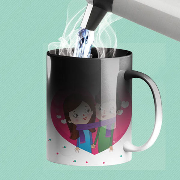 ماگ جادویی (لیوان جادویی) با طرح دلخواه