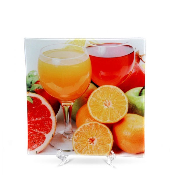 بشقاب سابلیمیشن مربع