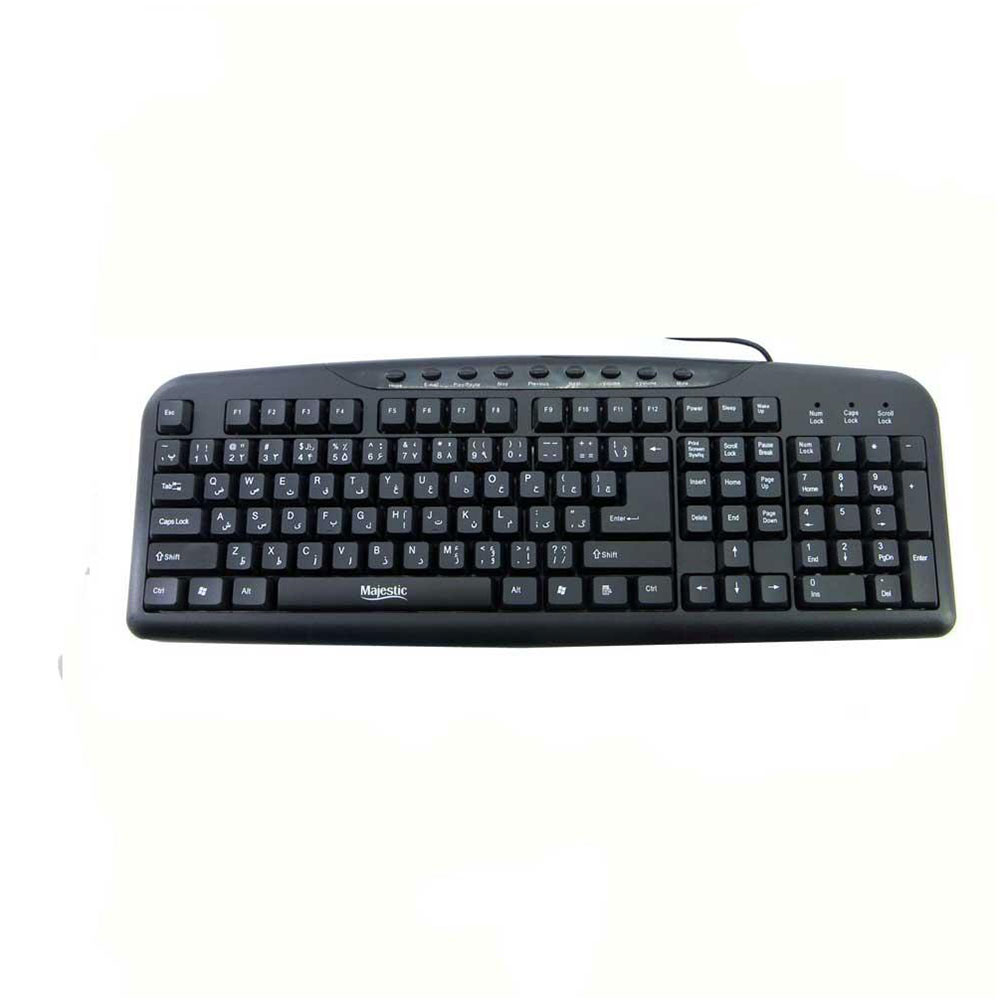 کیبورد مجستیک سیم دار مدل k_698